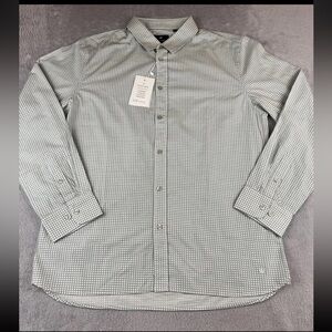 Men's Gray Checkered Shirt